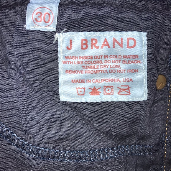 J Brand Skinny Ankle Jean Dark Wash Size 30 - Picture 4 of 10